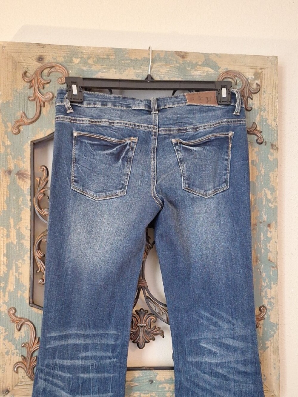 S&D Dark Indigo Flare Jeans with Faded Whiskering. NWT Size 5/30 - Picture 7 of 10